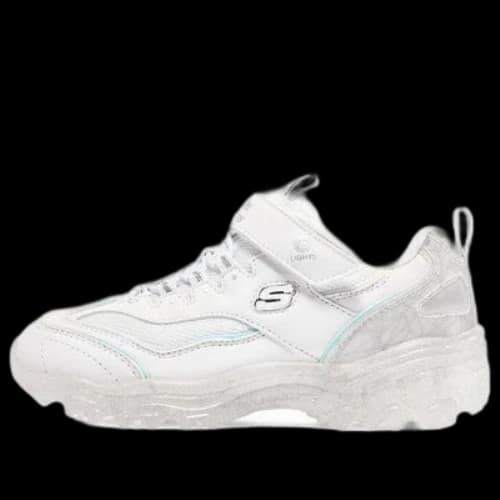 (GS) Skechers Ice D'lites 'White'