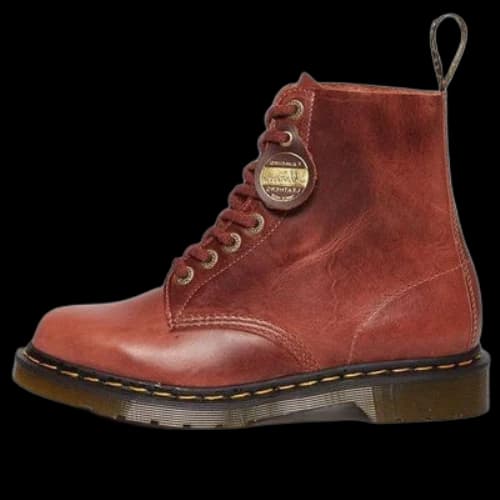 Dr. Martens 1460 Pascal Made in England Denver Leather Lace Up Boots 'Brown'