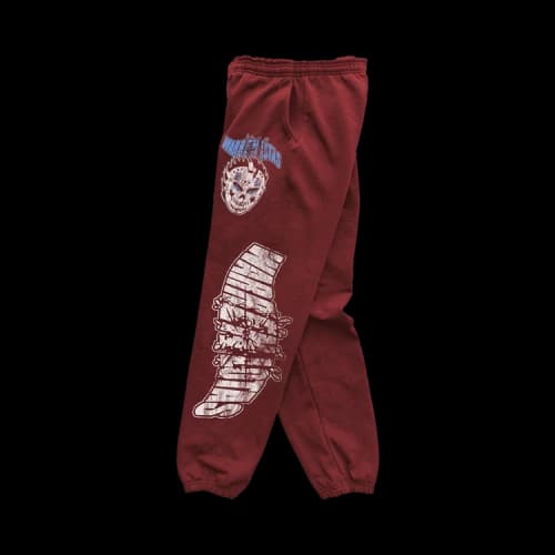 Warren Lotas Fiery Glare Sweatpants 'Red'