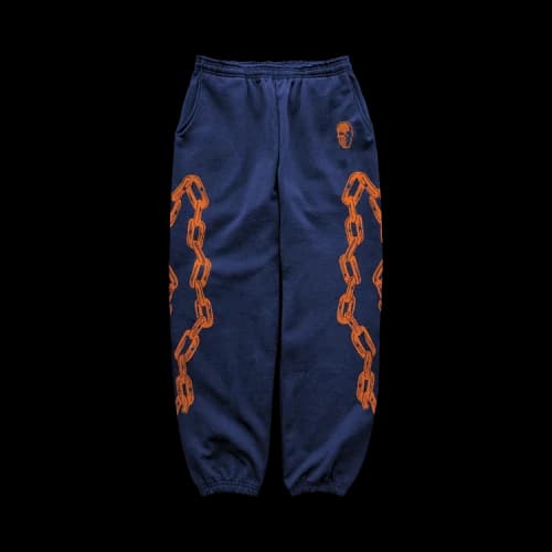 Warren Lotas Chain Reaper Sweatpants 'Navy'