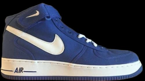 Nike Air Force 1 Mid Canvas Sport Royal