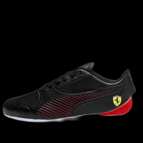 (GS) PUMA Ferrari Drift Cat 7s Ultra Low Top Running Shoes Black/White/Red