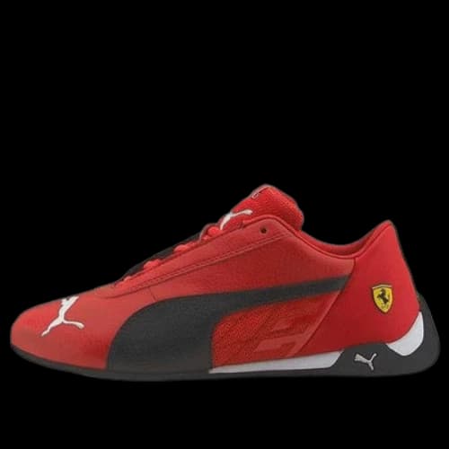 (GS) PUMA Scuderia Ferrari Race R-cat Low Top Running Shoes Red/Black