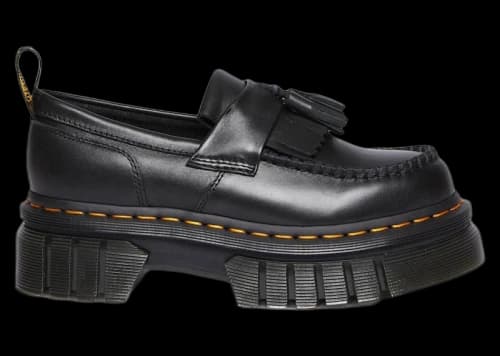 Dr. Martens Audrick Nappa Lux Platform Loafer Black (Women's)