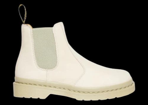Dr. Martens 2976 Mono Milled Nubuck Leather Chelsea Boots Parchment Beige