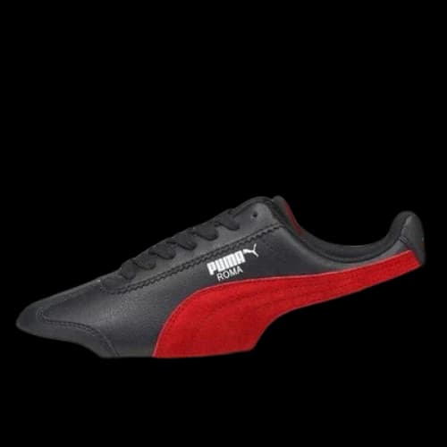 (GS) PUMA Scuderia Ferrari Race Roma Low Top Running Shoes Black
