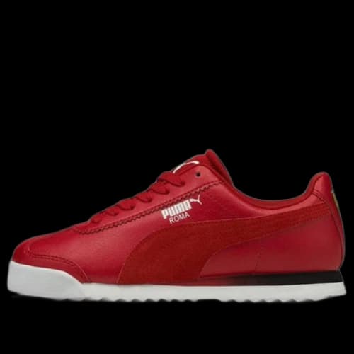 (GS) PUMA Scuderia Ferrari Race Roma Low Top Running Shoes Red