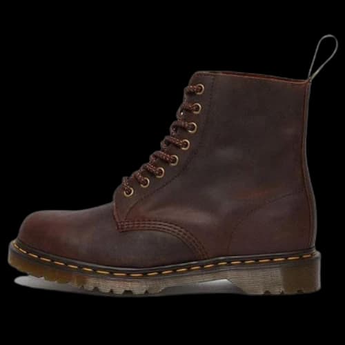 Dr. Martens 1460 Pascal Waxed Full Grain Leather Lace Up Boots 'Chestnut '