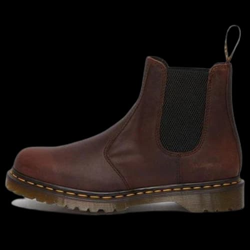 Dr. Martens 2976 Waxed Full Grain Leather Chelsea Boots 'Chestnut'