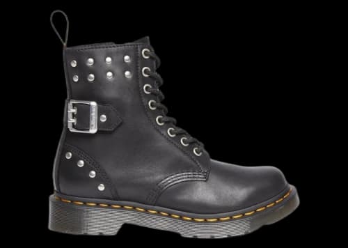 Dr. Martens 1460 Pascal Hardware Nappa Leather Lace Up Boot Black Lapacho