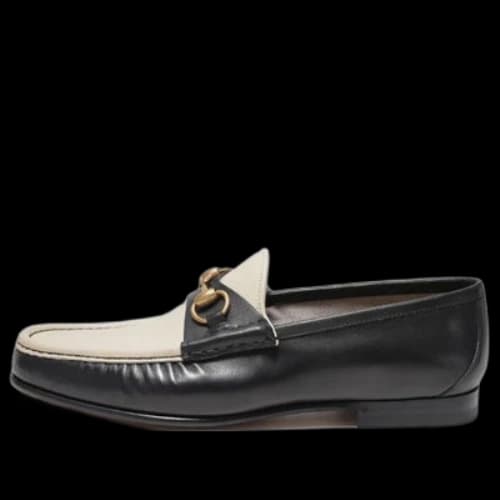 Gucci 1953 Horsebit Loafers 'Black Off White'