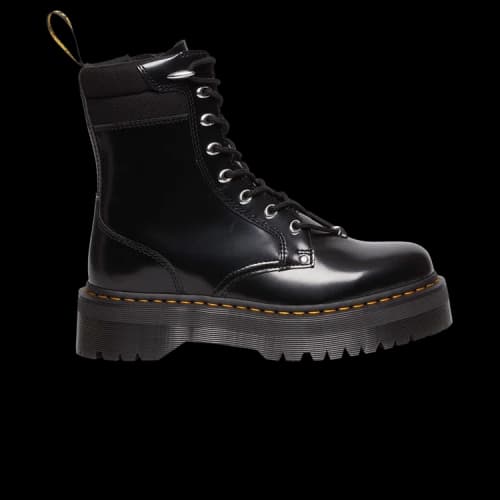 Dr. Martens Jadon II Hardware Buttero Leather Platform Boot Black