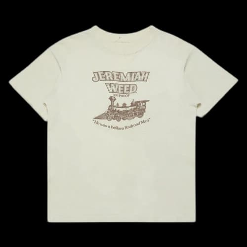 Vintage Jeremiah Weed T-Shirt 'Faded Brown'