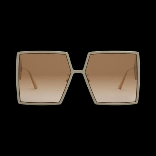Dior Montaigne Square Sunglasses 'Green'