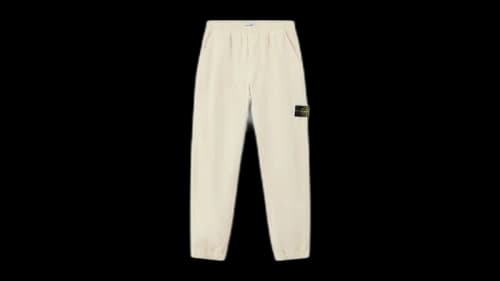 Stone Island Organic Panama Cotton Old Effect 3100009 Sweatpant Ivory