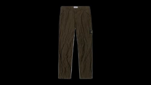 Stone Island Wrinkled Corduroy 500-TC 3100026 Pants Military Green