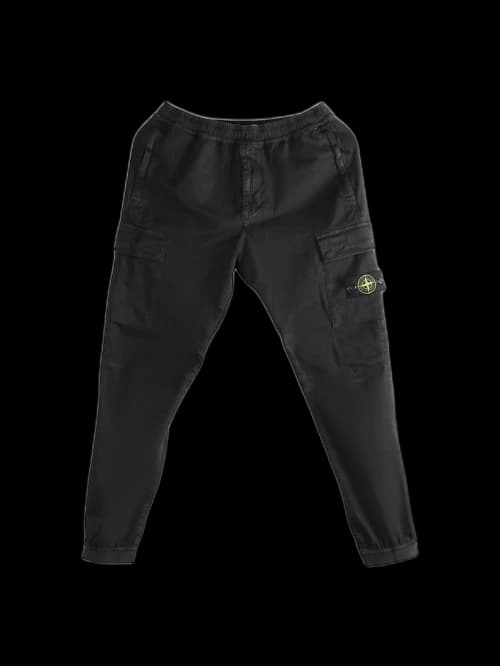 Stone Island Modern Street Cargo Trousers Black