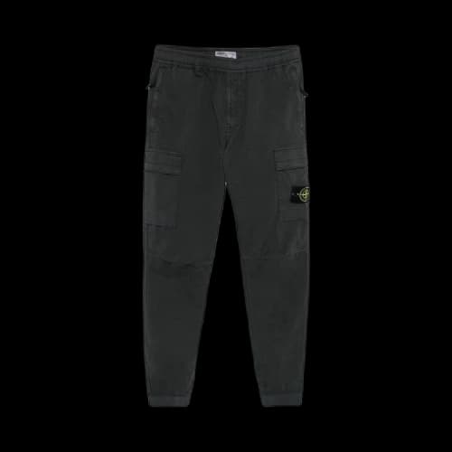 Stone Island Logo Cargo Pants 'Charcoal'