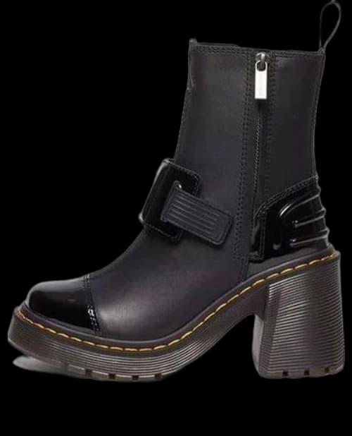 Dr.Martens Gaya Alternative Leather Heeled Chelsea Boots 'Black' (Women's)