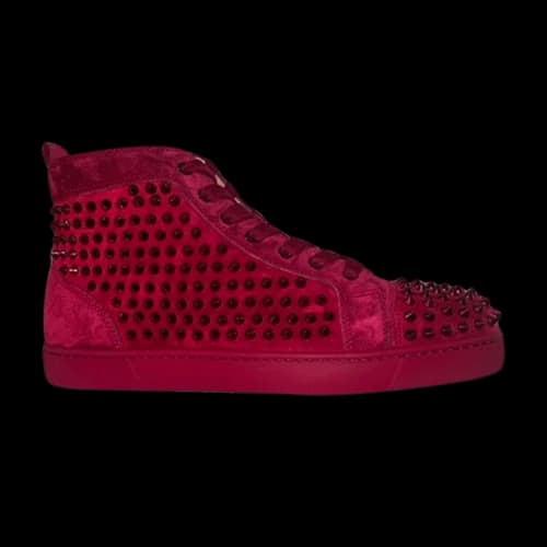 Christian Louboutin Louis Spikes Flat 'White'