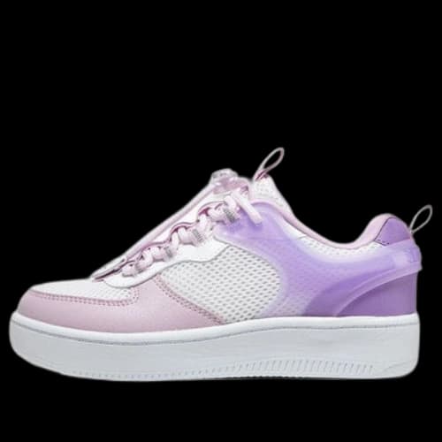 (GS) Skechers Skateboard Shoes 'White Pink Purple'
