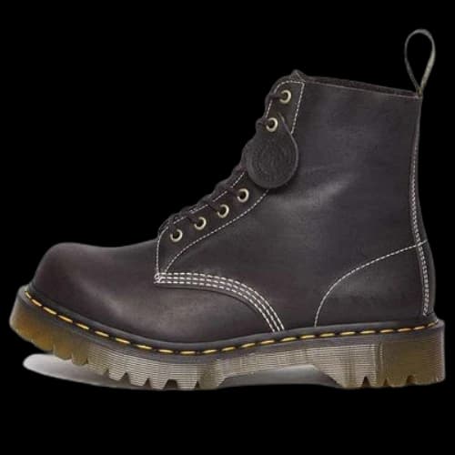 Dr.Martens 1460 Pascal Phoenix Leather Lace Up Boots 'Charcoal Grey'