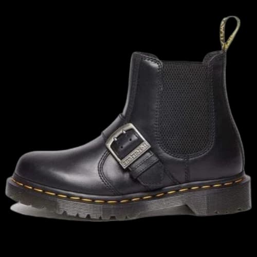 Dr.Martens 2976 Buckle Pull Up Leather Chelsea Boots 'Black Pull Up'