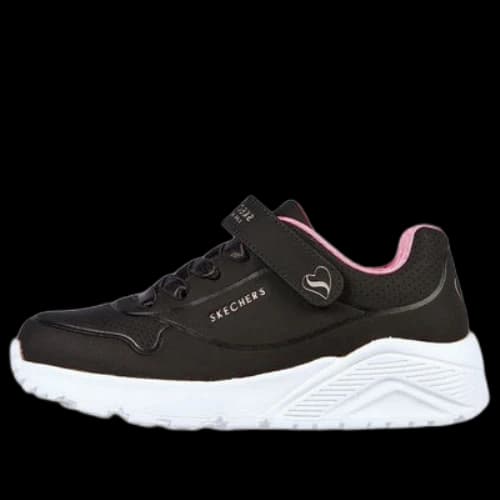 (GS) Skechers Uno Lite 'Black Pink'