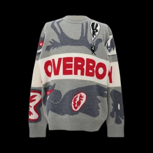 Charles Jeffrey Loverboy Loverboy Logo Jumper 'Greyscale'