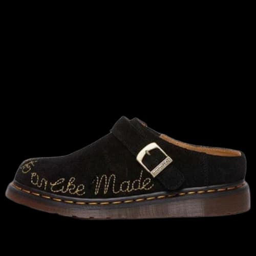 Dr.Martens Isham Desert Oasis Suede Mules 'Black'