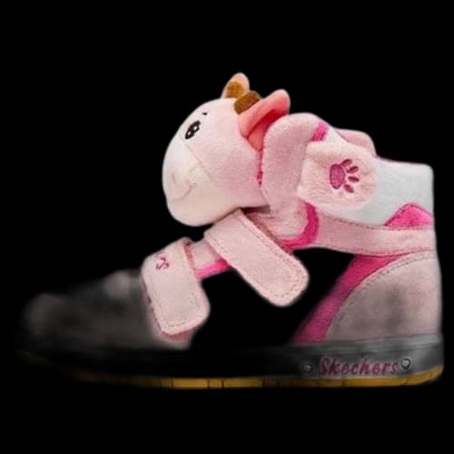 (GS) Skechers Sugarcanes 'Pink White'