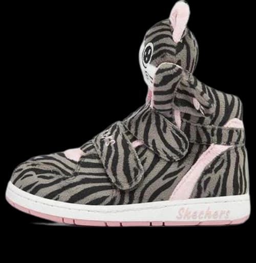 (PS) Skechers Sugarcanes Shoes 'Grey Black Pink'
