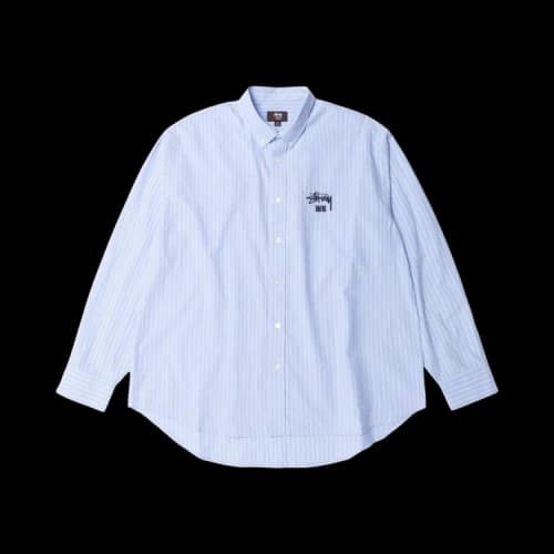 Stussy x Wales Bonner Poplin Shirt 'Stripe'