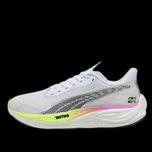 PUMA Velocity Nitro 3 Ekiden Glow 'White Pure Magenta Yellow'