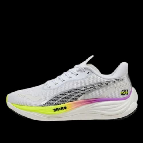 PUMA Velocity Nitro 3 Ekiden Glow 'White Pure Magenta Yellow' (Women's)