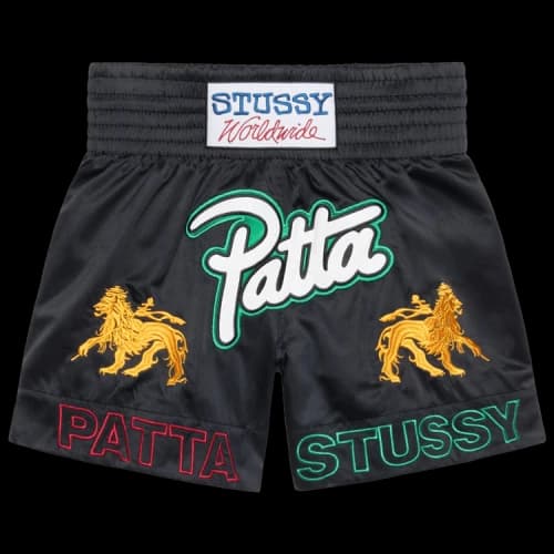 Stussy x Patta Boxing Short 'Black'