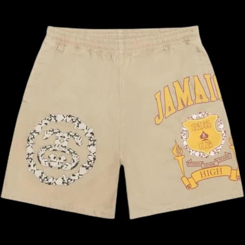 Denim Tears x Stussy Jamaica High Shorts 'Khaki'