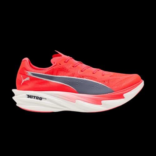 PUMA Deviate Nitro Elite 4 'Ultra Red Inky Depths White'