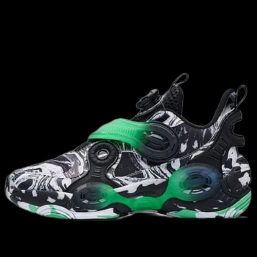 (GS) ANTA 2 Trendy Basketball Shoes 'Black White Green'
