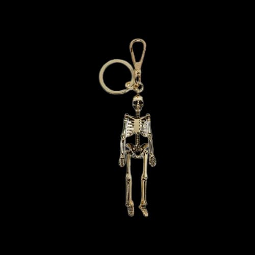 Alexander McQueen Skeleton Keychain 'Gold'
