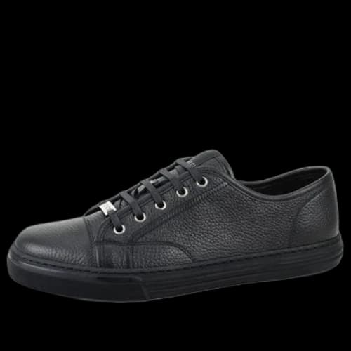 Gucci Pebbled Nappa Leather Low-top Sneakers 'Black'