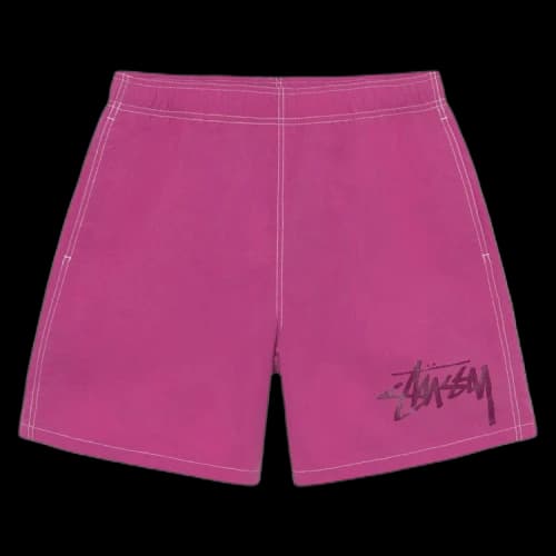 Stussy x Our Legacy Work Shop Water Short 'Magenta'