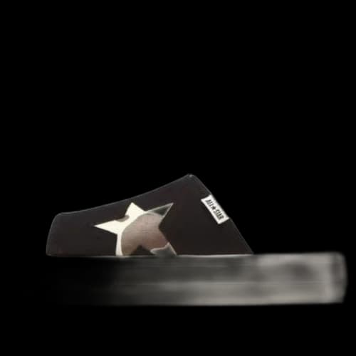Converse All Star Platform Slides 'Cowspot Black'