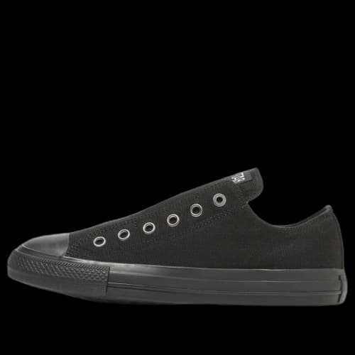 Converse All Star Squaretoe Slip N OX 'Black Monochrome'
