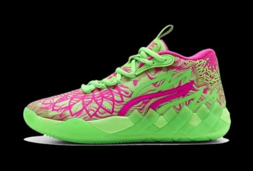 Puma LaMelo Ball MB.01234 Mash-Up Fluro Green