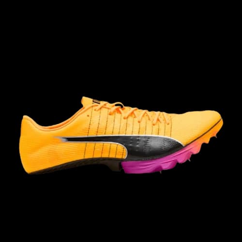 PUMA NITRO Elite 2 Lightweight Functional Classification Lightweight Functionality Yellow Black Track And Field Shoes