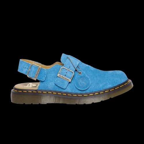 Dr. Martens Jorge Made in England Suede Slingback Mule 'Blue'