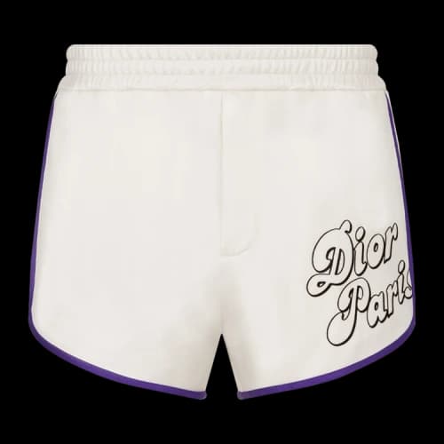 Dior x ERL Running Shorts 'White'