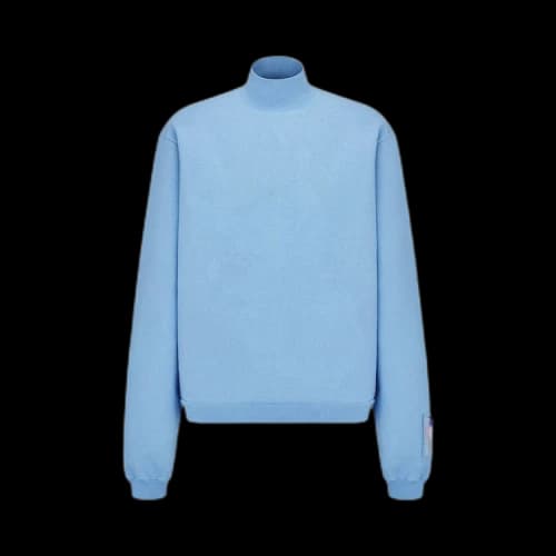 Dior x ERL Relaxed Fit Long-Sleeve T-Shirt 'Blue'