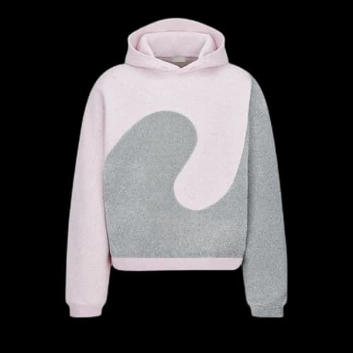Dior x ERL Relaxed Fit Hooded Sweatshirt 'Pink'